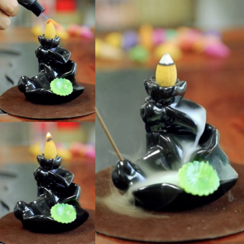 Waterfall Cone Burner & incense holder image indicator(2)