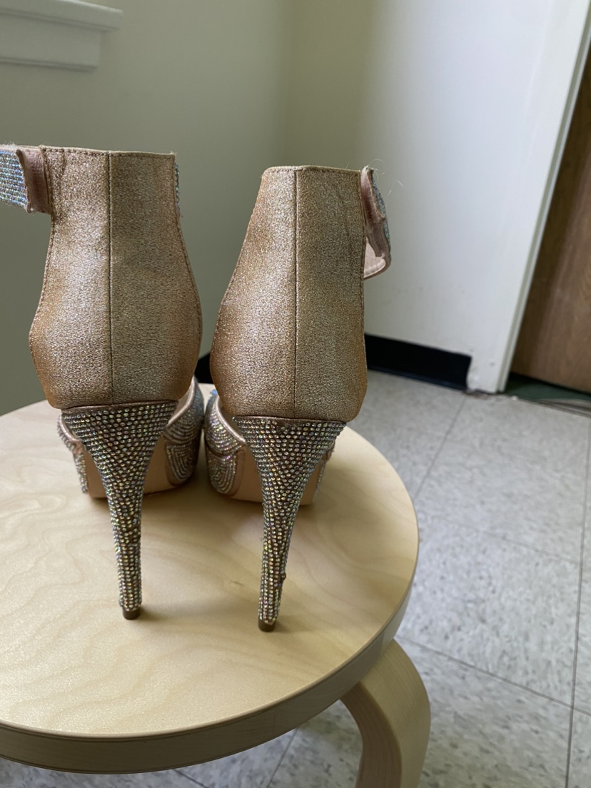 Rhine stone plat form high heeled shoes - photo 3