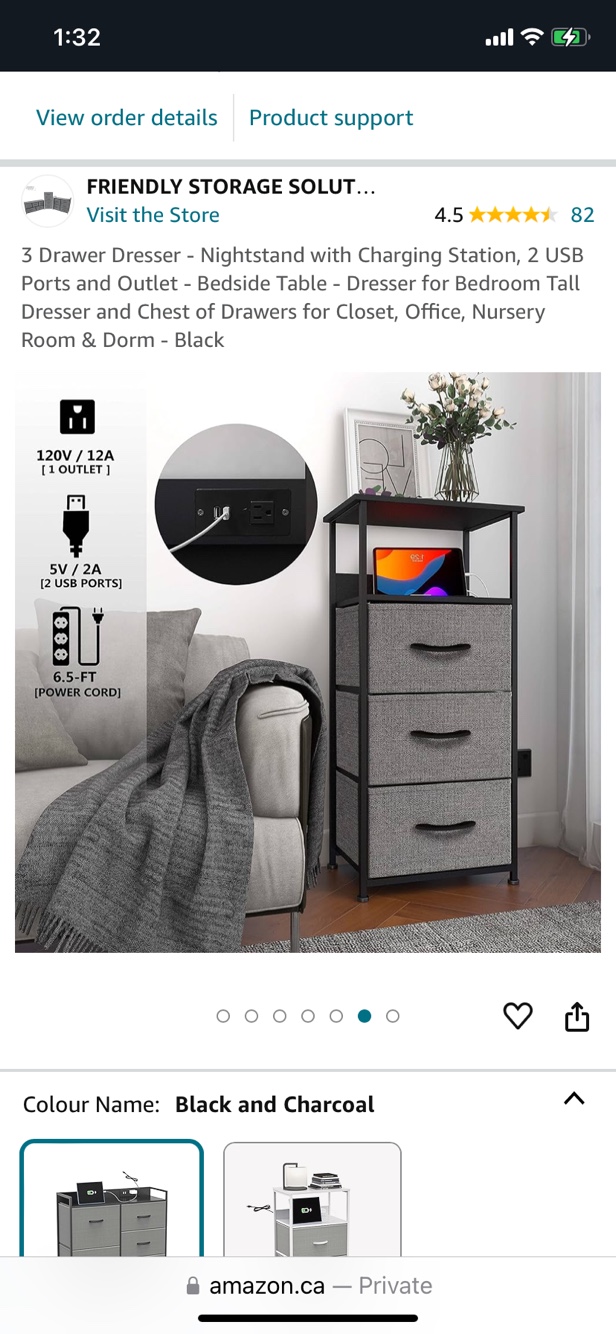 Multi purpose storage with plug outlet - photo 3