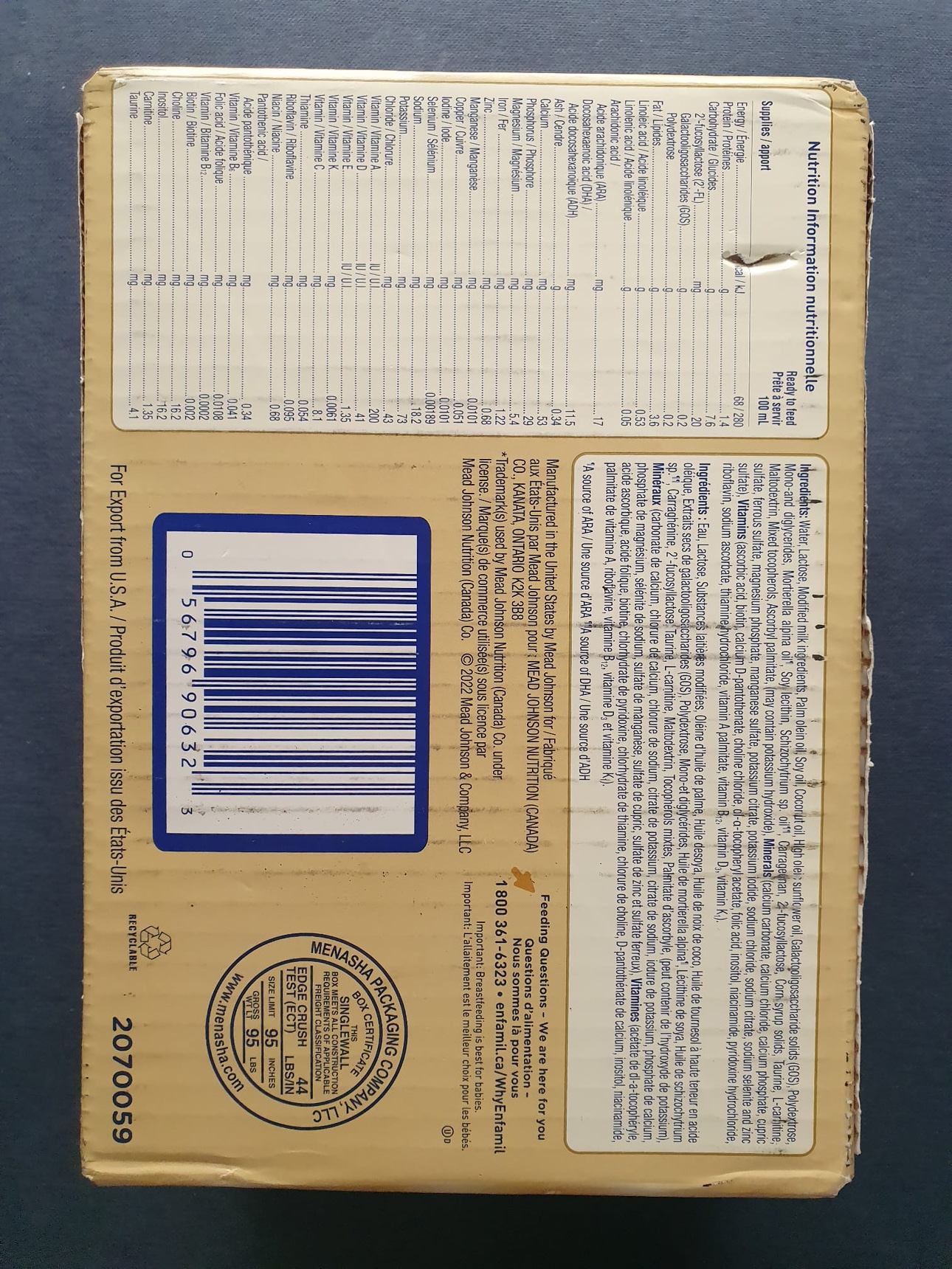 Enfamil A+ 24x59(unopened)+ 3 x237(free)bottles liquid formula - photo 3