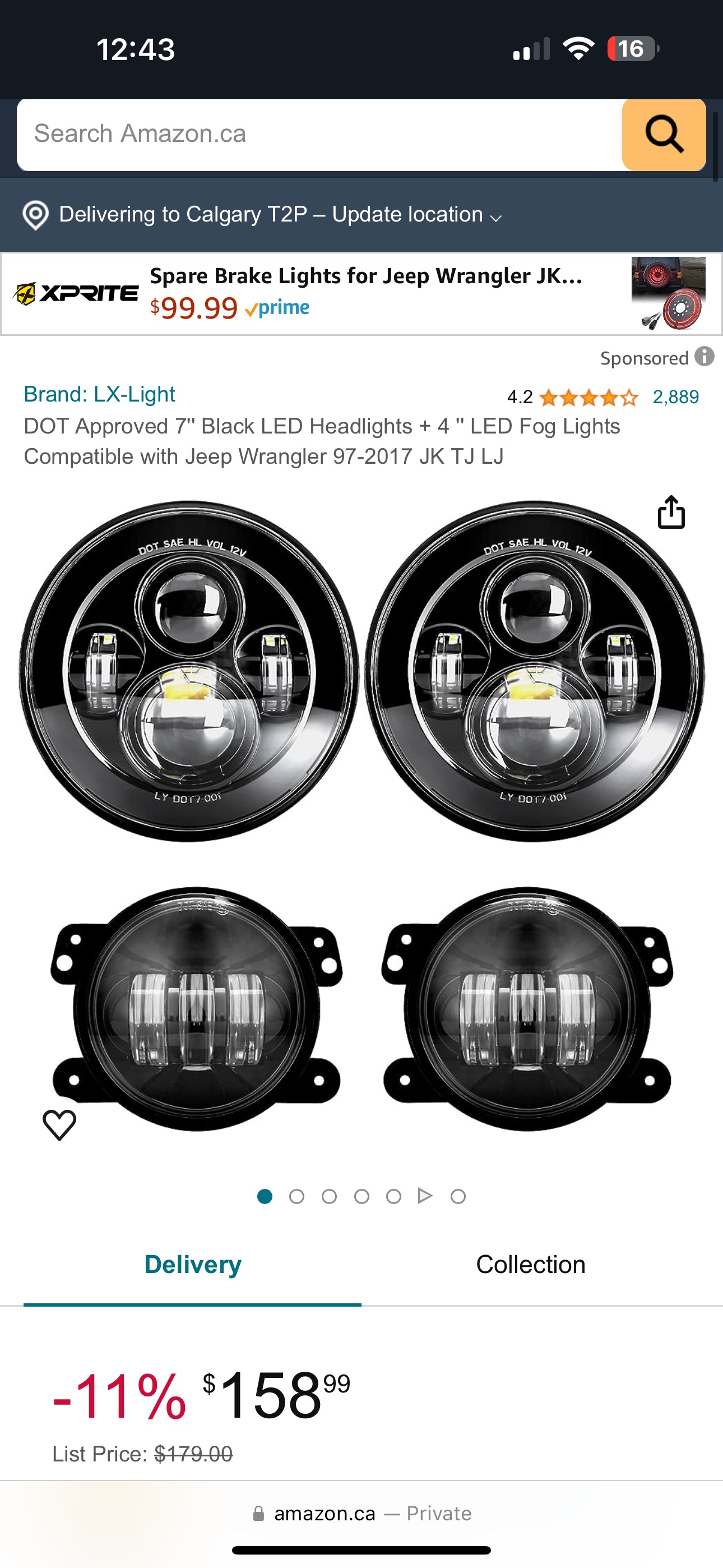 Jeep LED LIGHTS “7” - photo 2