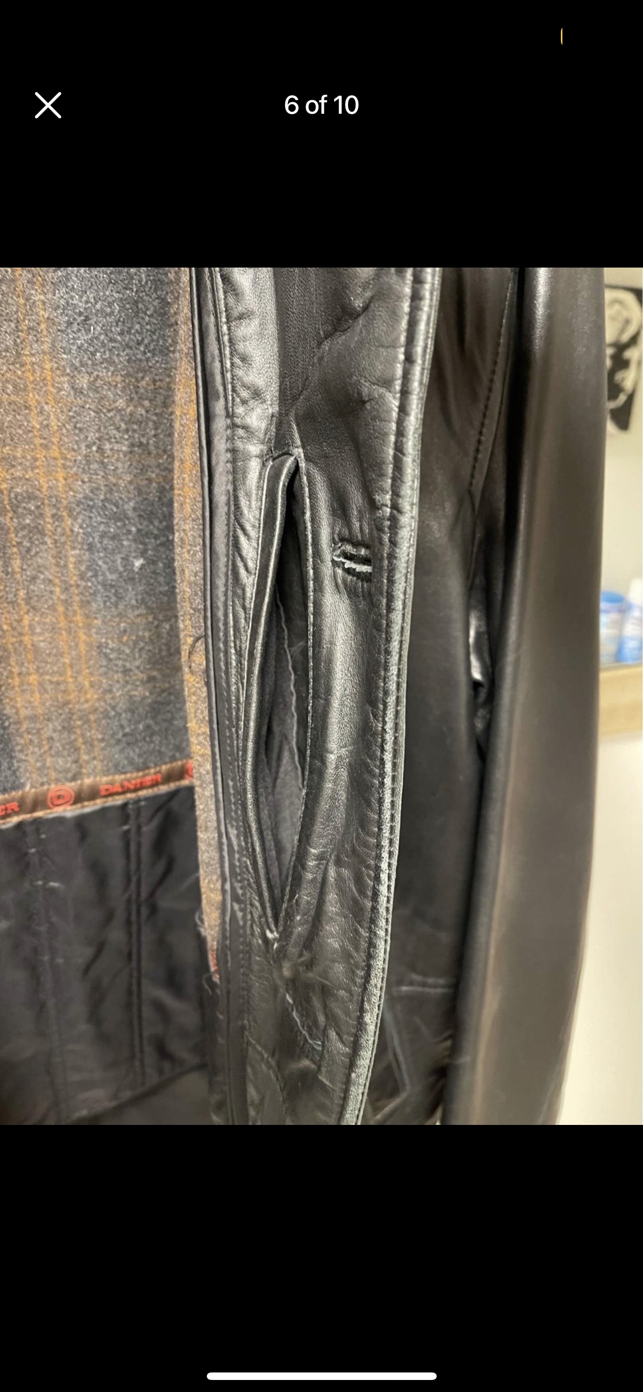 MENS DANIER SUPER SOFT LAMB SKIN BLACK LEATHER JACKET image indicator(6)