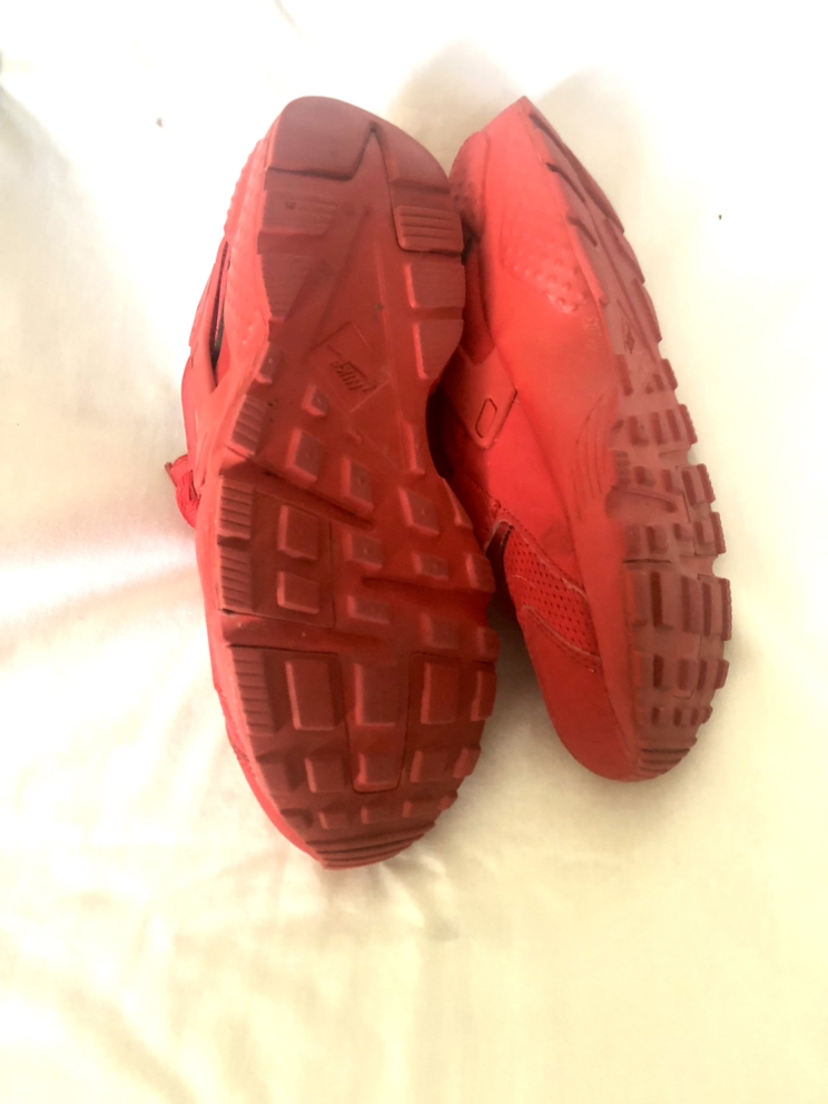 Nike Air Huarache Run (GS) Youth's Red Running Shoes Size 5.5 Y image indicator(6)