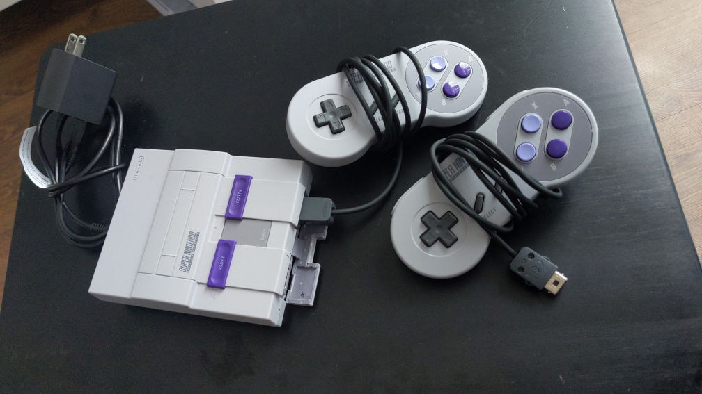 Classic Super Nintendo Mini with Games Loaded thumbnail