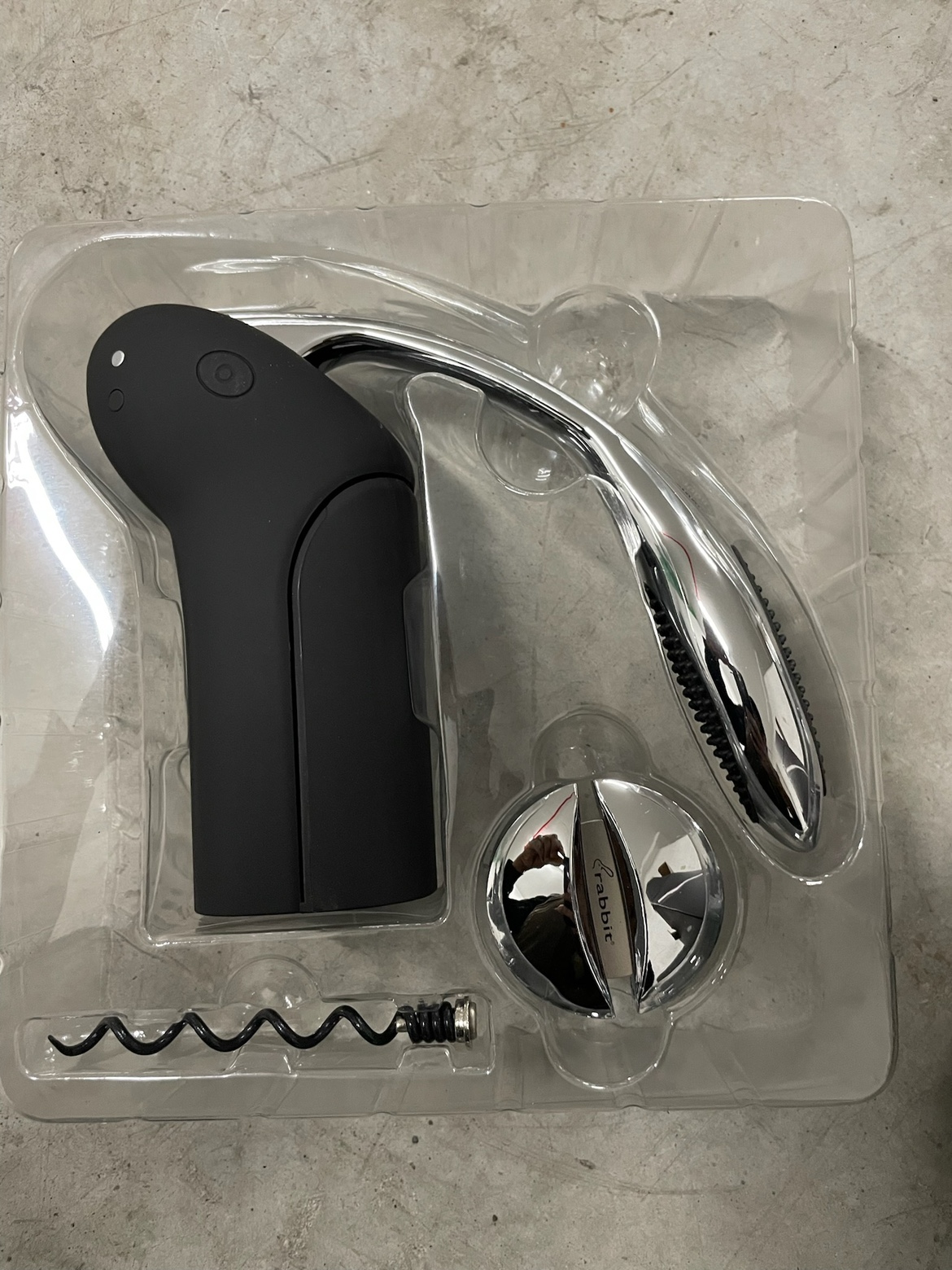 Vertical rabbit with foil cutter bottle opener - photo 4