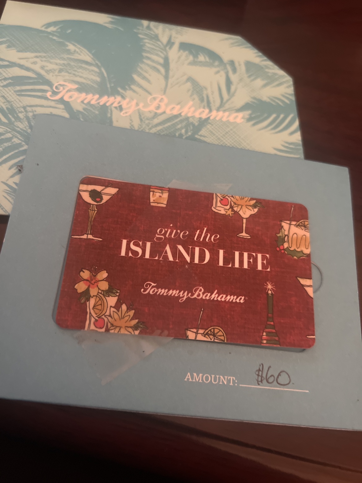 Tommy Bahamas gift card -$60 thumbnail
