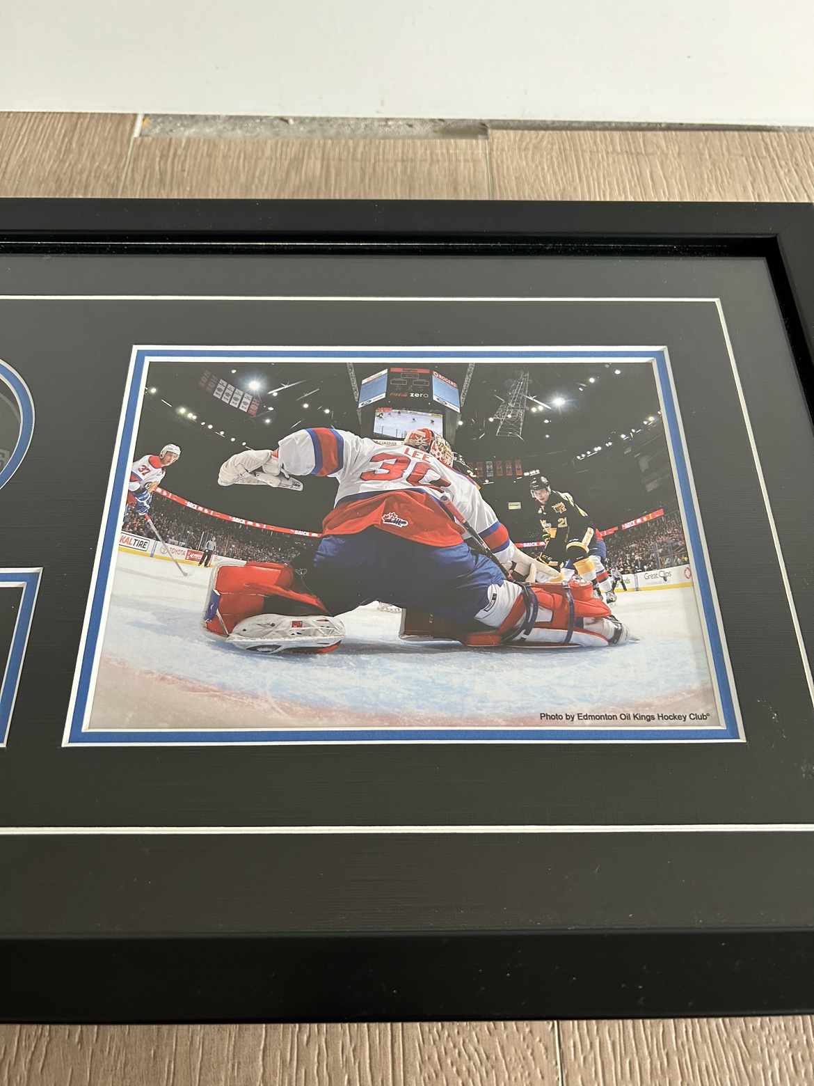The frame with authentic from Edmonton Oil Kings final season image indicator(2)