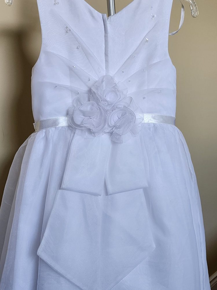 Poofy Princess Communion Dress & Lace Bolero image indicator(6)