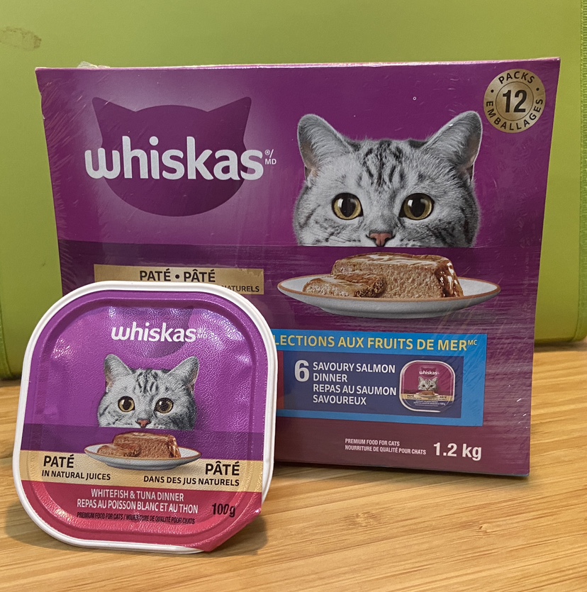 Soft cat food (paté in natural juices) whiskas brand thumbnail