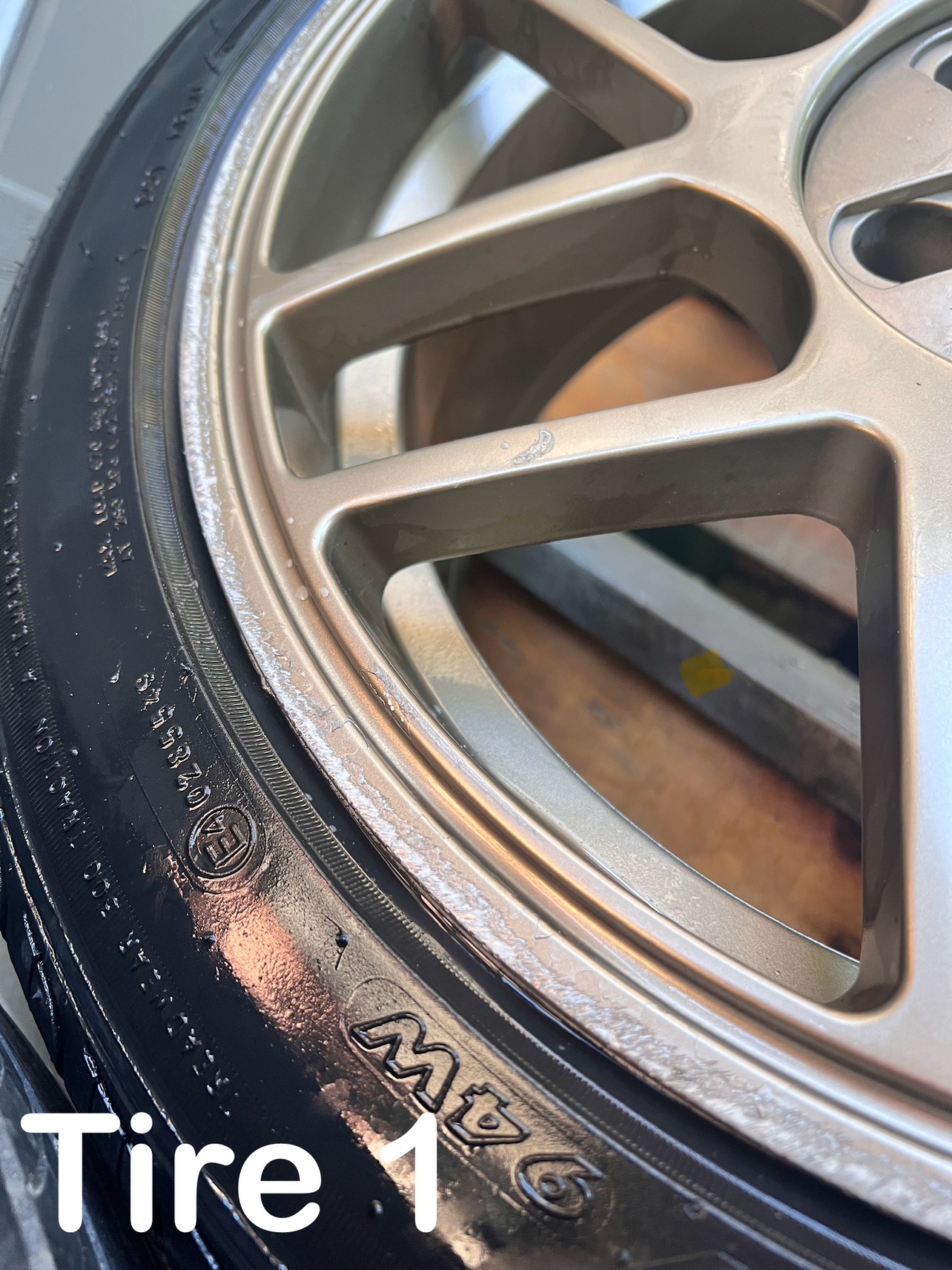 4 rims +tires R17 5x112 Bolt - photo 2