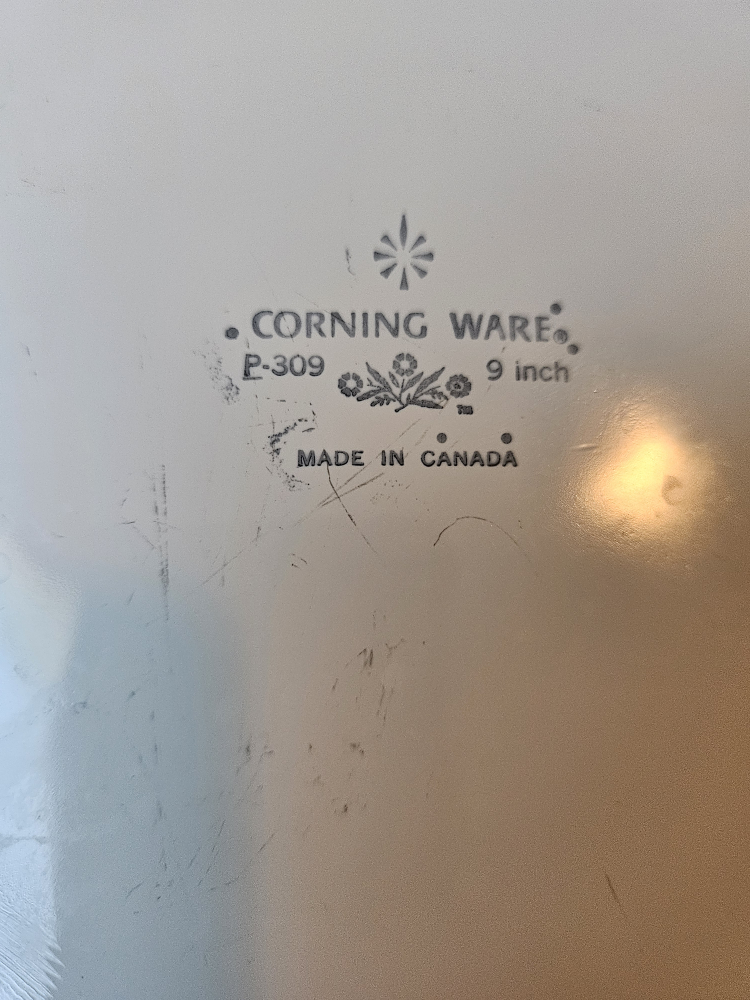 Vintage Corningware Blue Cornflower 9” Pie Plate - photo 2