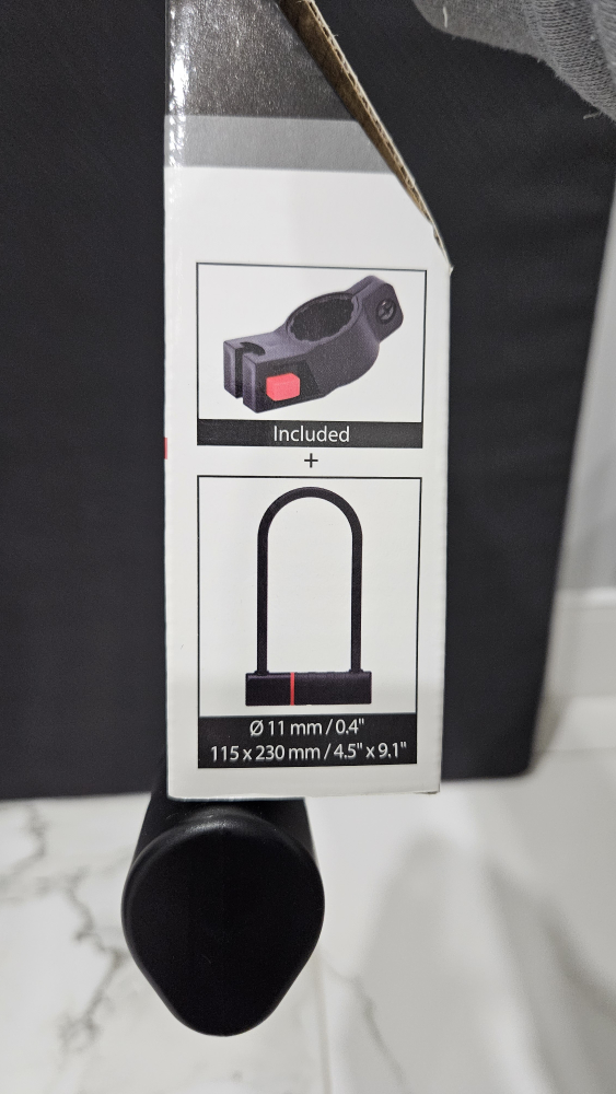 U lock  Black, 115 x 230 mm - photo 3
