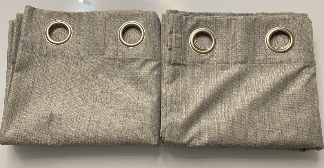2 Panels Blackout Curtains(Grey)
