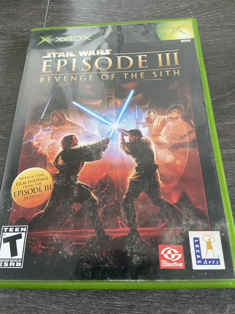 3 Original Xbox Games-STAR WARS EP 3, DOOM 3, NHL 2005 image indicator(2)