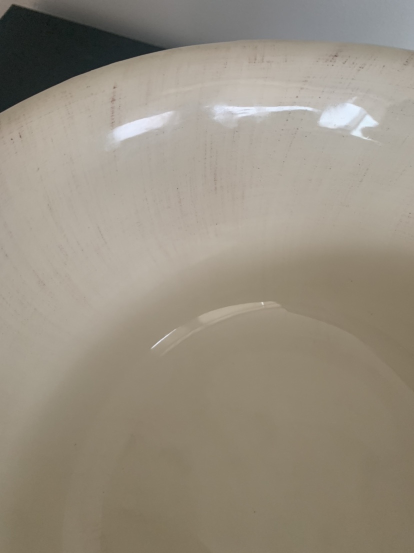 Large ceramic bowl made in Italy - vintage Pier 1 Imports image indicator(3)