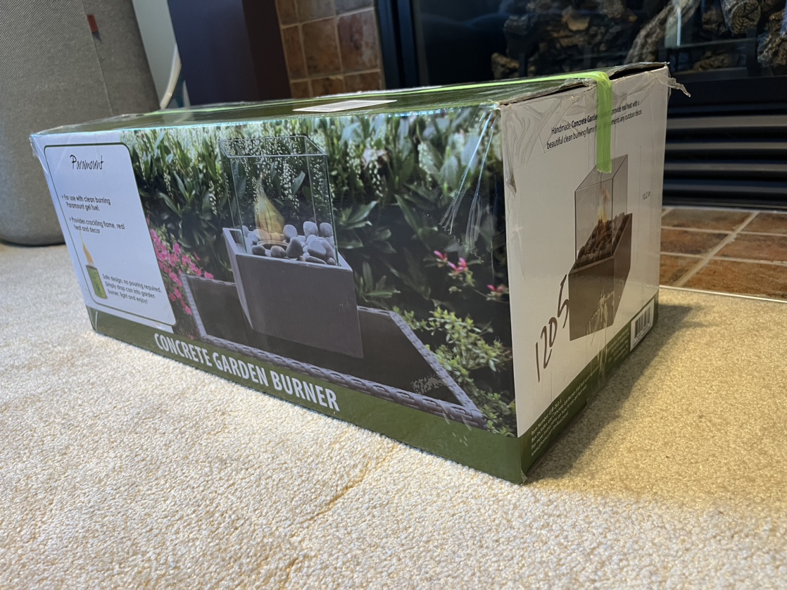 *NEW* Square Concrete Garden Burner - Includes 9 fuel cans - photo 4