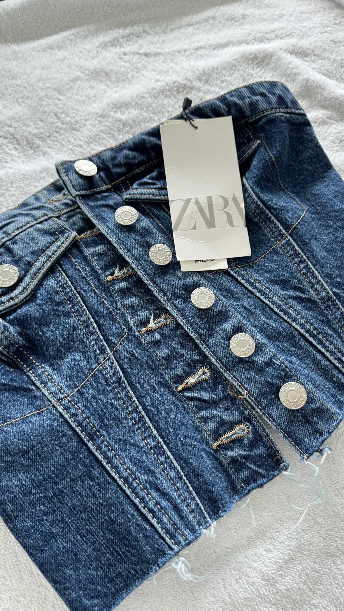 New Tagged ZARA Woman Corset DENIM - photo 4