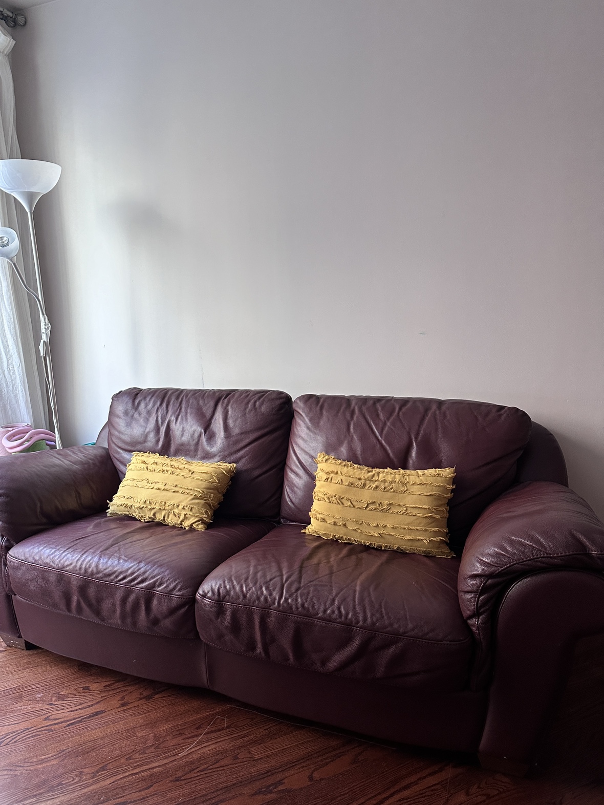 Natuzzi Leather Sofa - photo 3