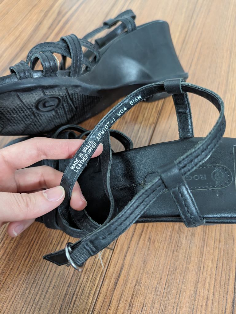 Sz 6 Women's Wedge Sandals image indicator(6)