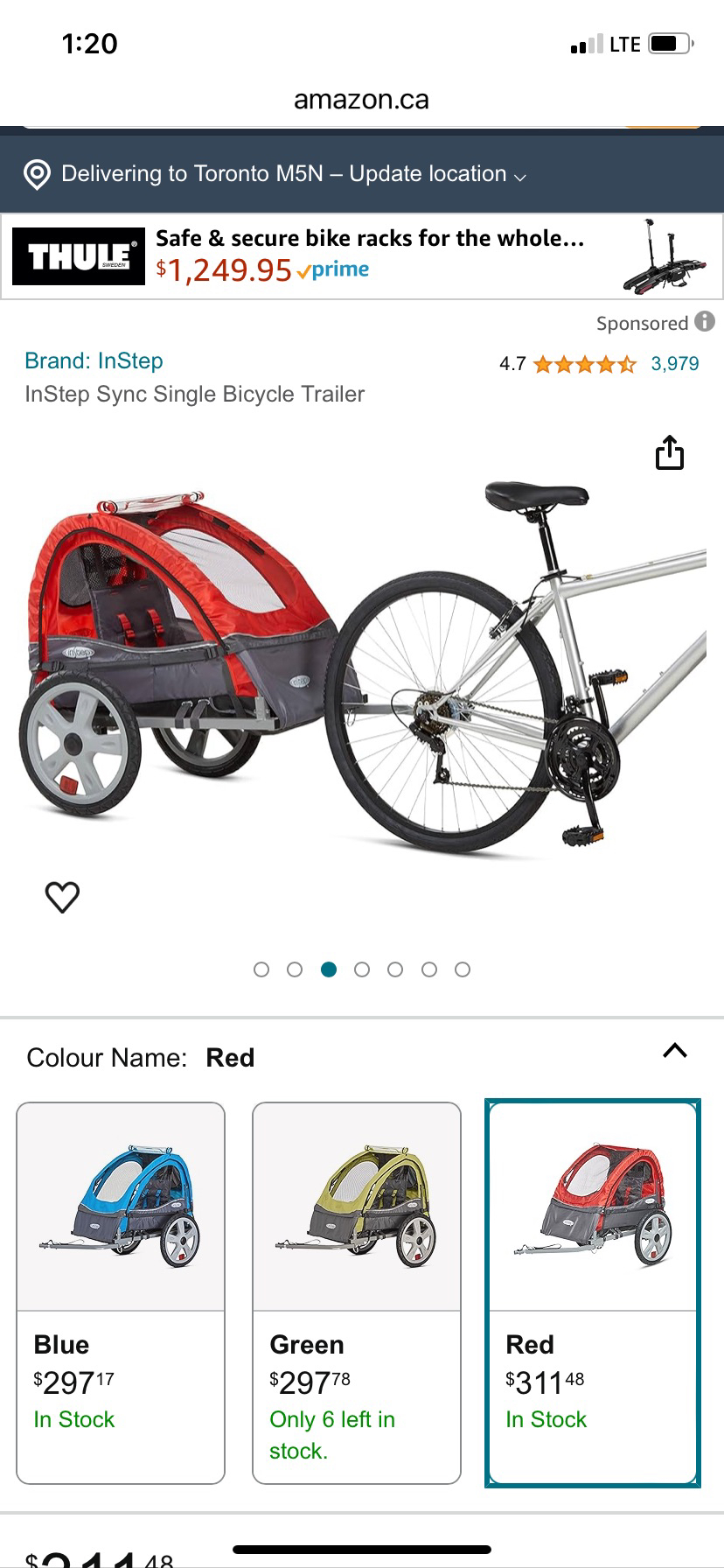 🧡 Kids bike trailer  …$180 with delivery image indicator(6)