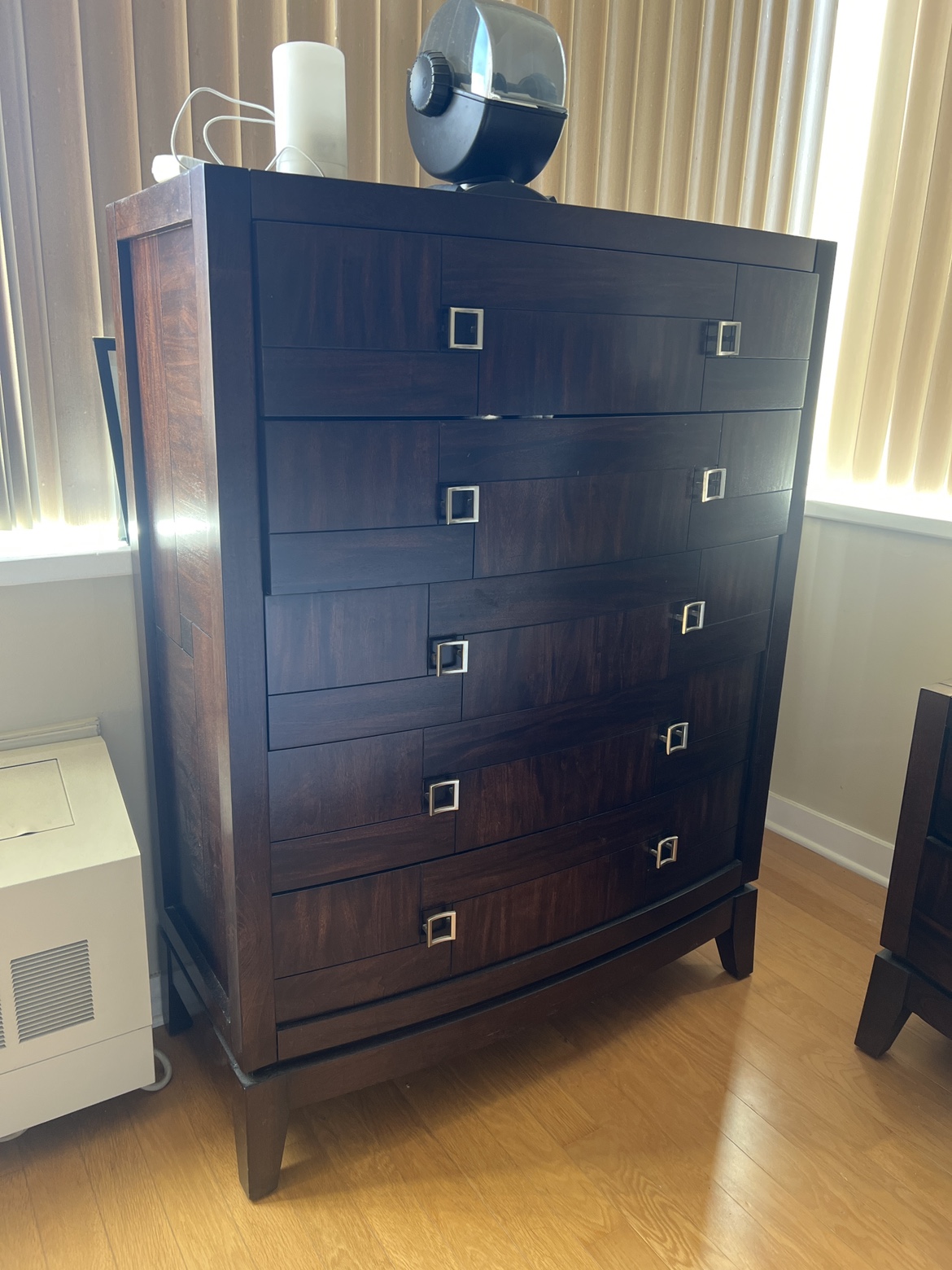Wood Closet & side table set - photo 2