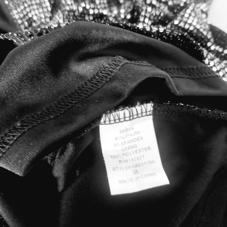 Black with Silver Sequins Glamorous Party Dress image indicator(5)