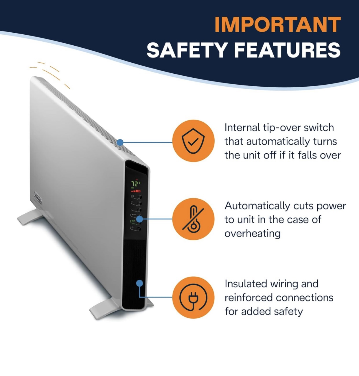 De'Longhi Convector Panel Heater image indicator(5)