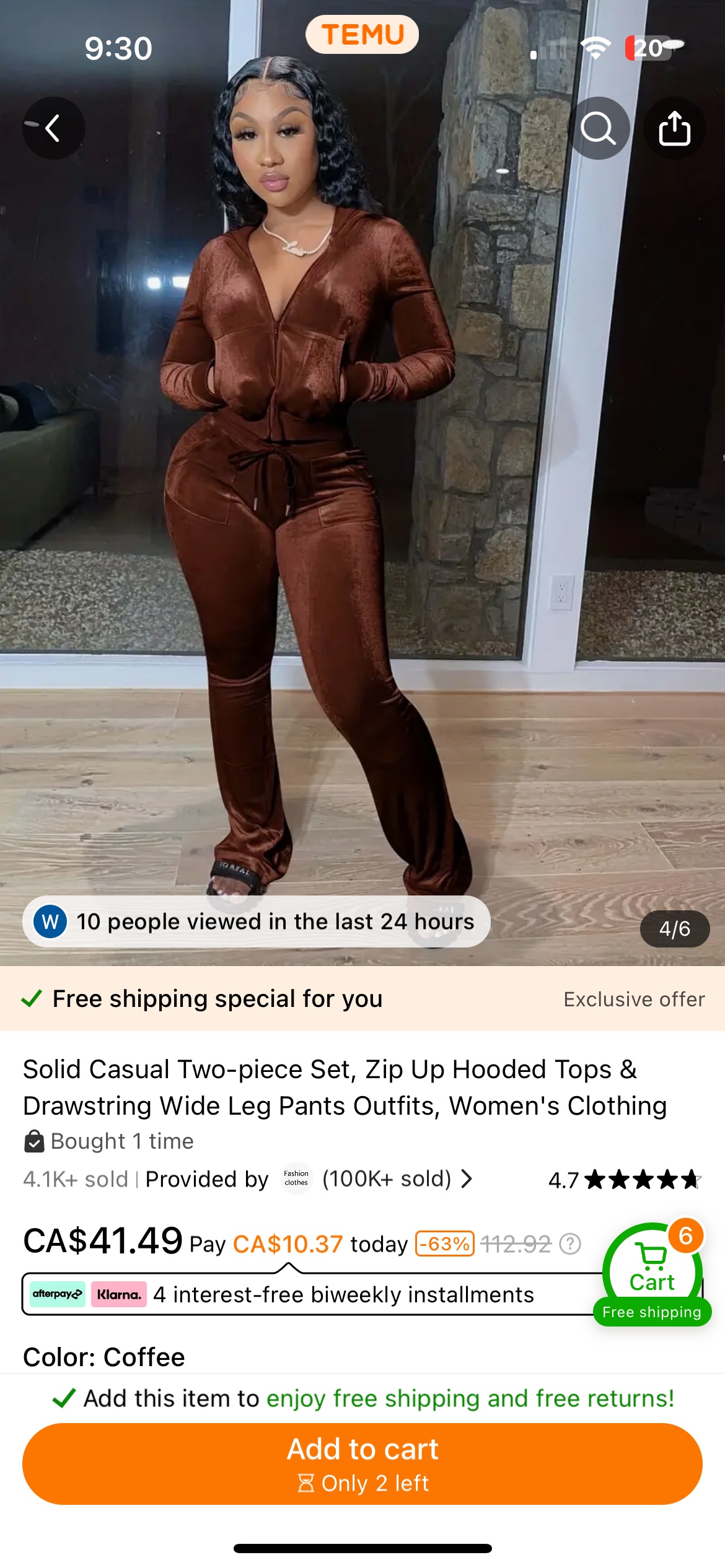 Two piece set