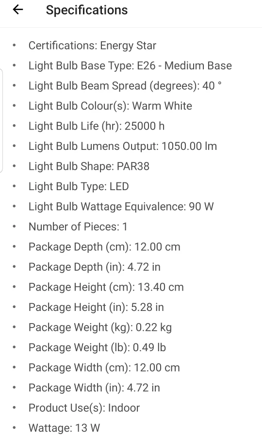 Noma 90W LED flood light bulb 2pcs - photo 3