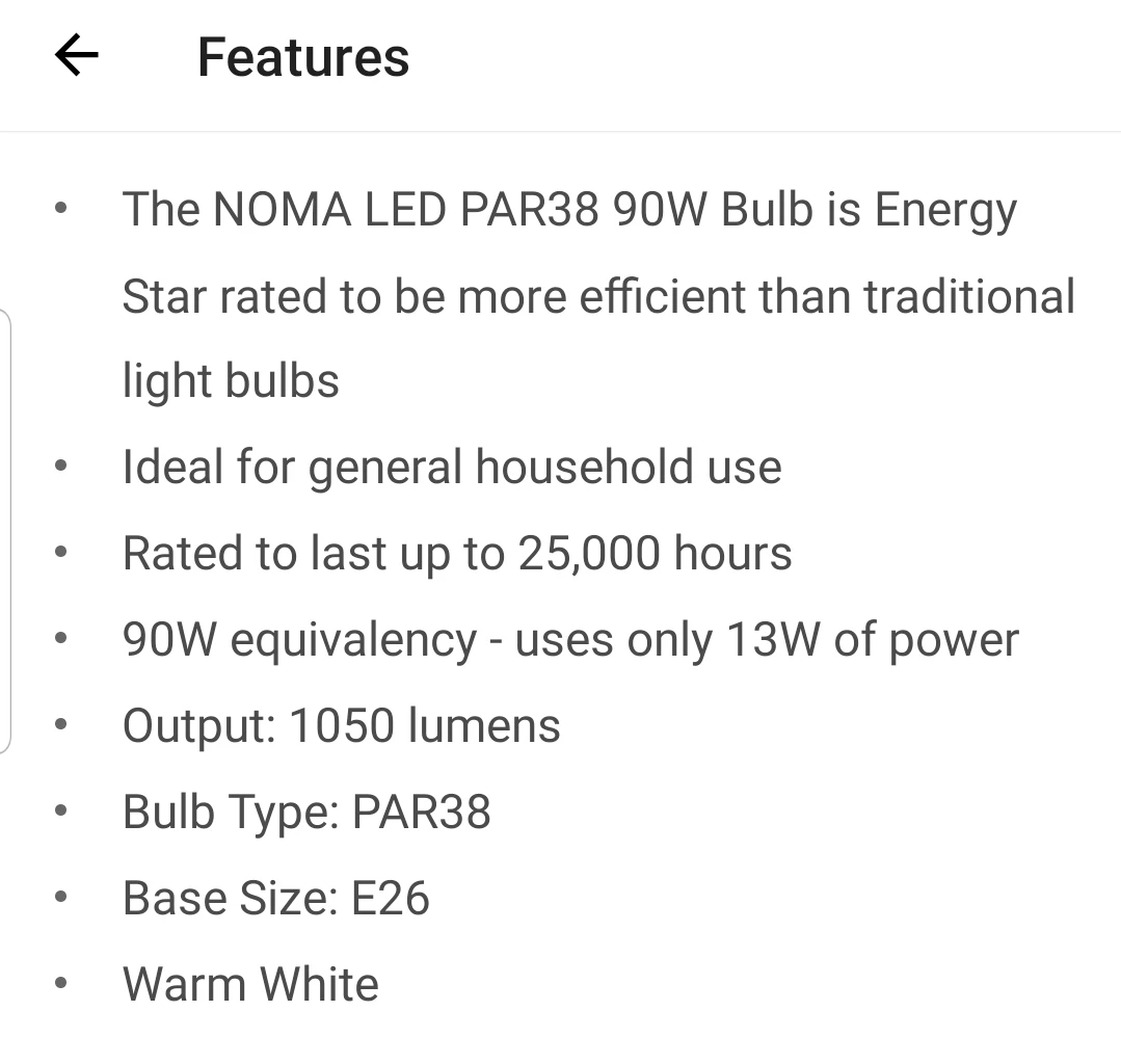Noma 90W LED flood light bulb 2pcs - photo 4