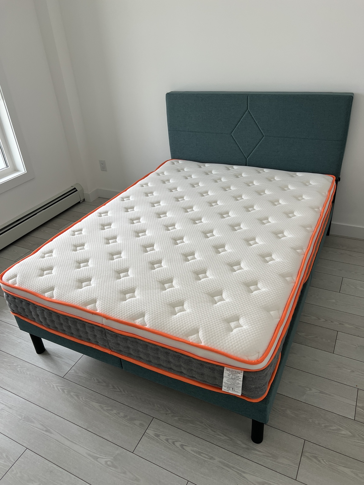 Full Bed Frame and Mattress for Sale