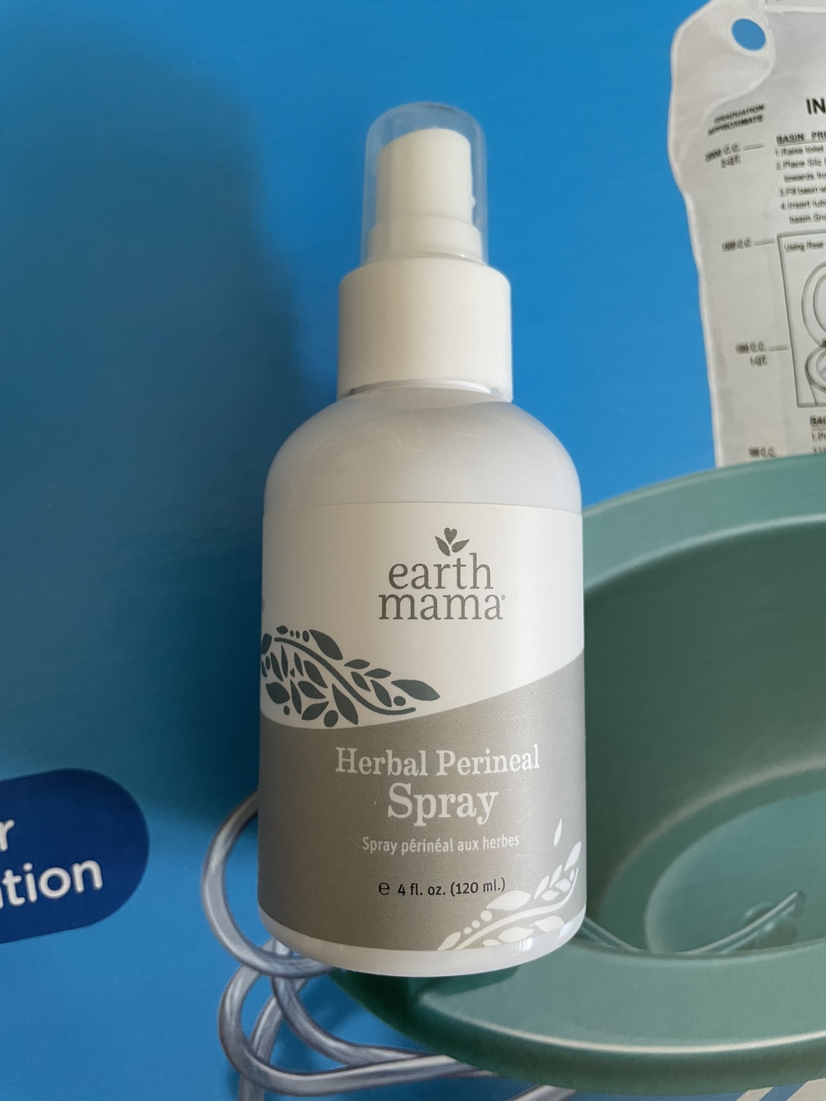 Sitz bath with Earth Mama perineal spray - photo 3
