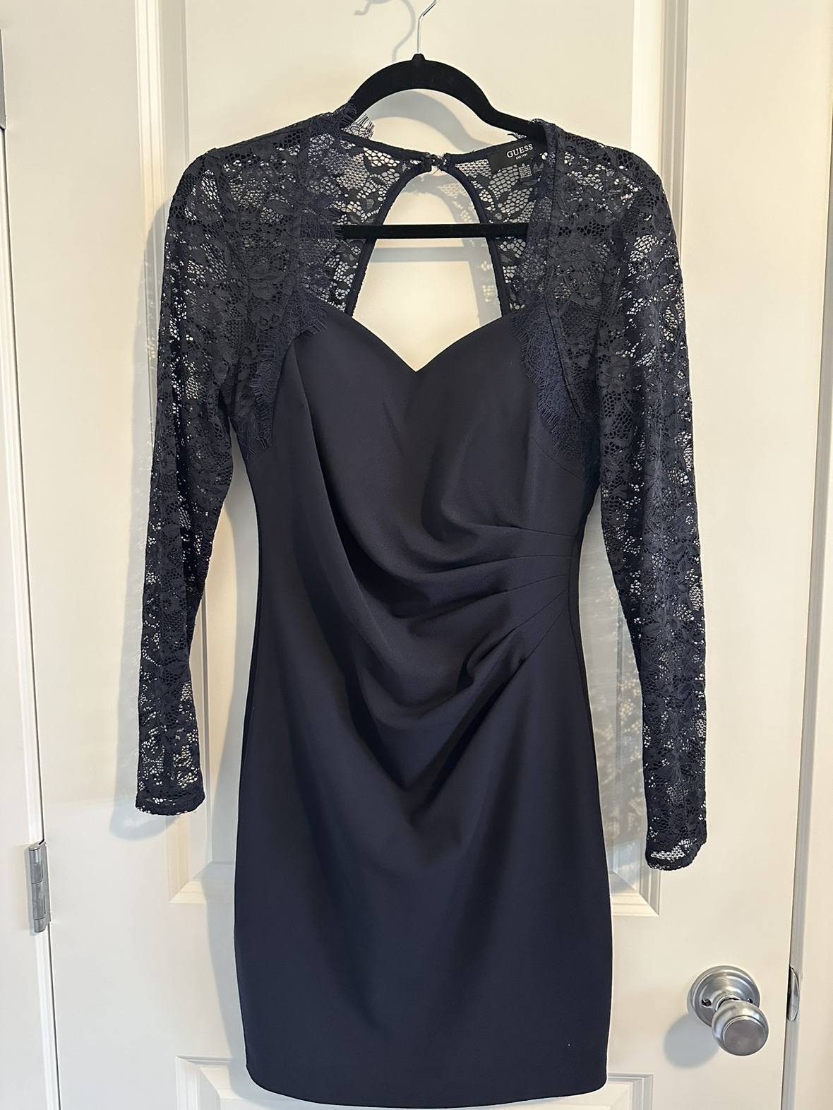 Navy Lace Dress