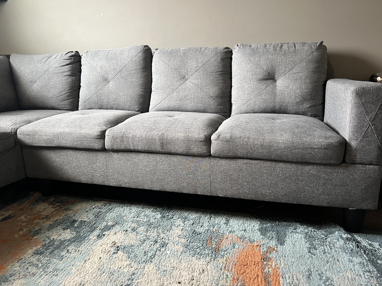 Sectional Sofa with Ottoman - photo 3