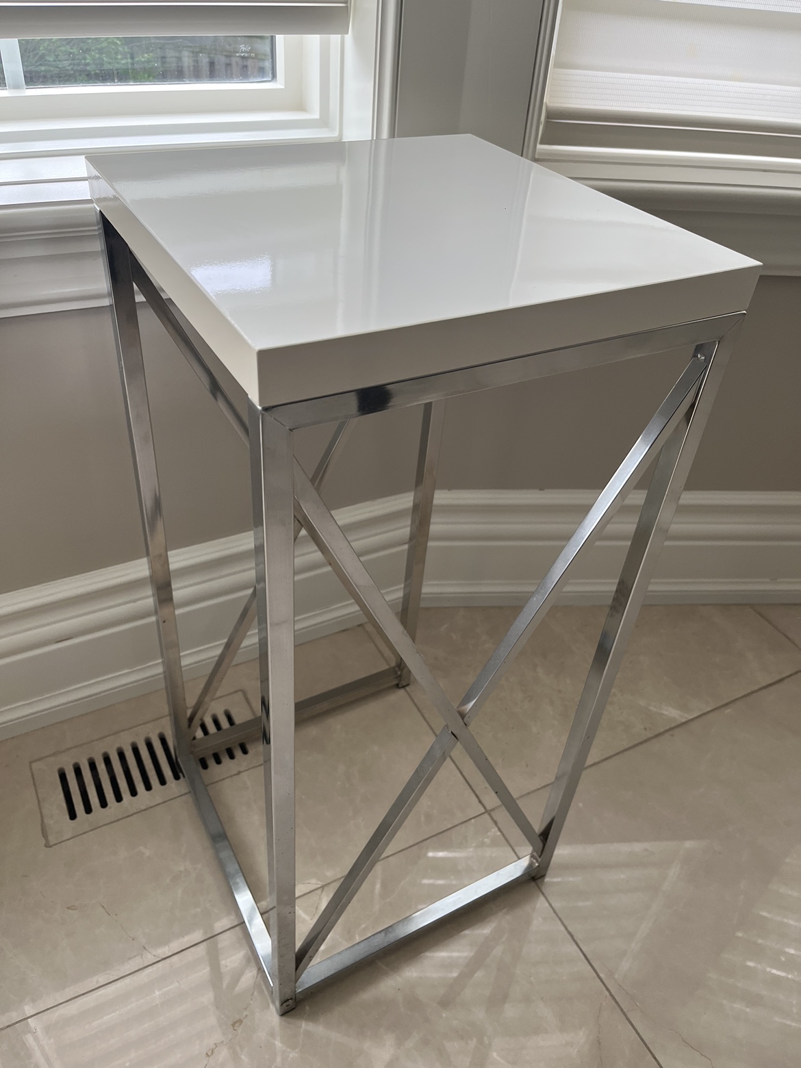 White side table