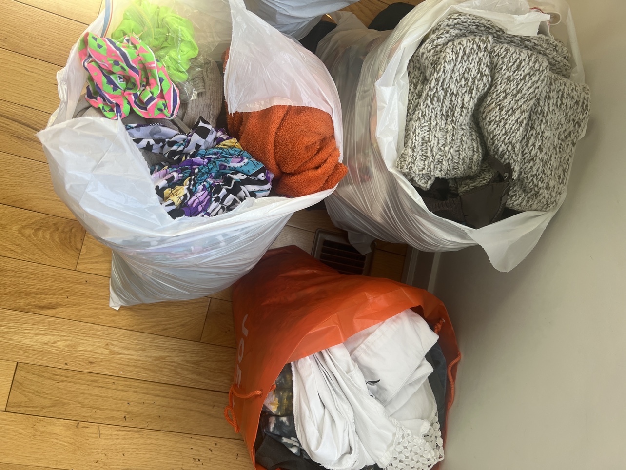 3 bags of ladies clothes