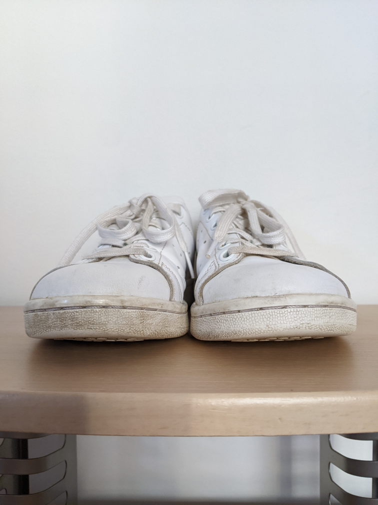 Adidas Stan Smith Shoes Sneakers Footwear White-Gold Size 5.5 image indicator(2)