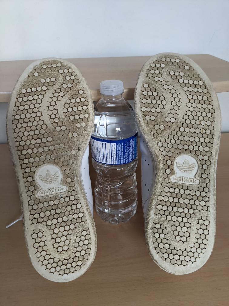 Adidas Stan Smith Shoes Sneakers Footwear White-Gold Size 5.5 image indicator(5)