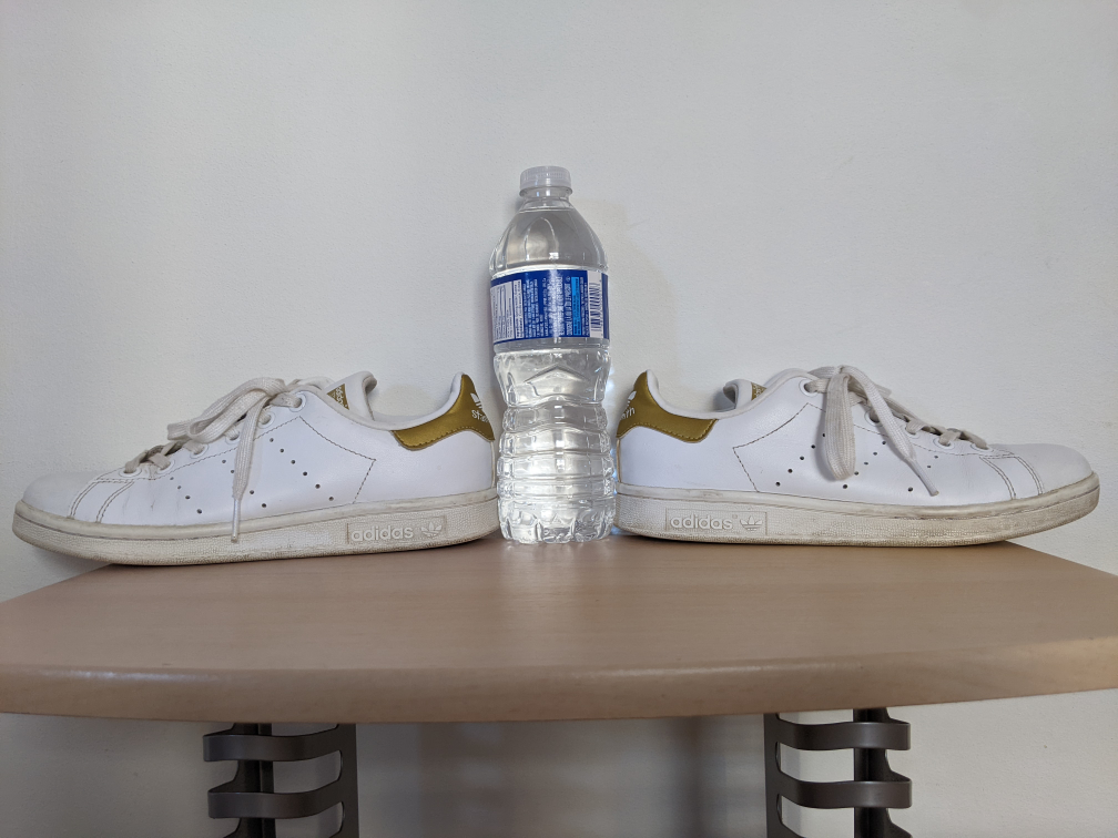 Adidas Stan Smith Shoes Sneakers Footwear White-Gold Size 5.5 image indicator(6)