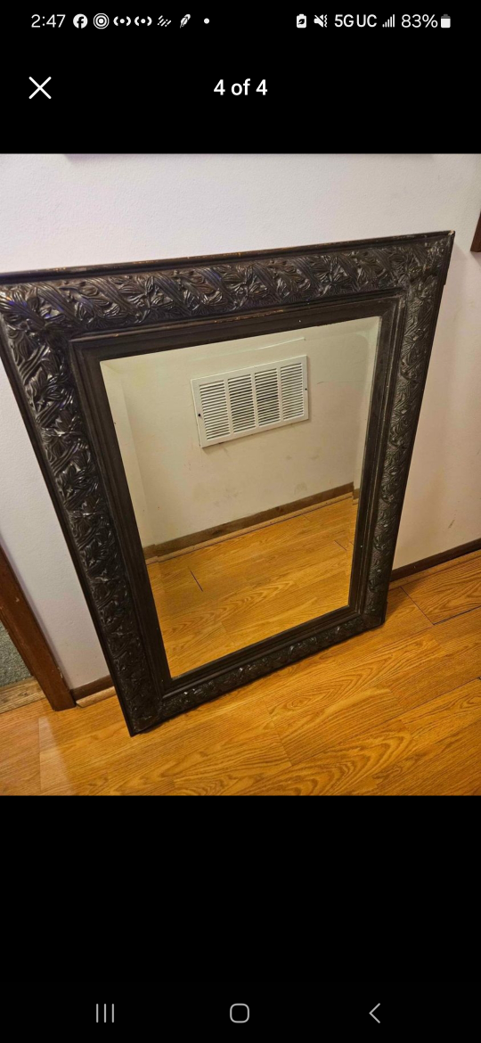 3' wide X 4'tall mirror