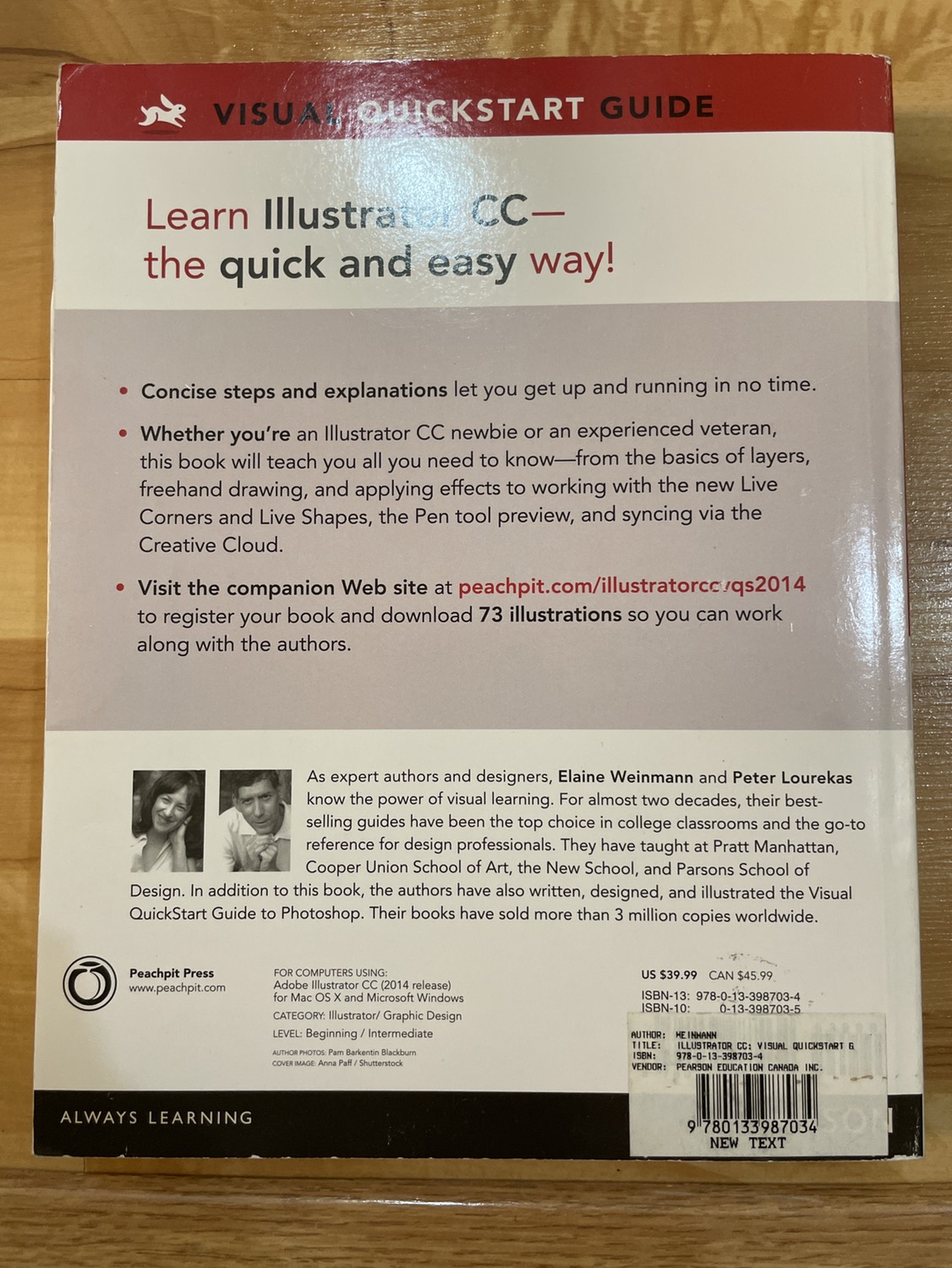 Illustrator cc 2014 release visual Quickstart guide, image indicator(2)