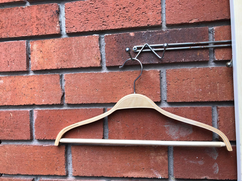 wooden hangers for wardrobe
