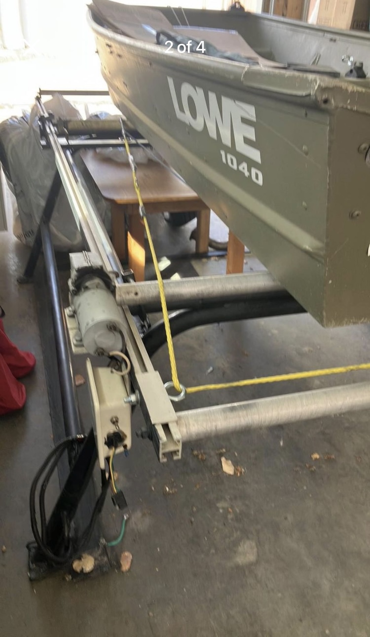 Boat rack with auto boat loader optional boat motor etc - photo 3