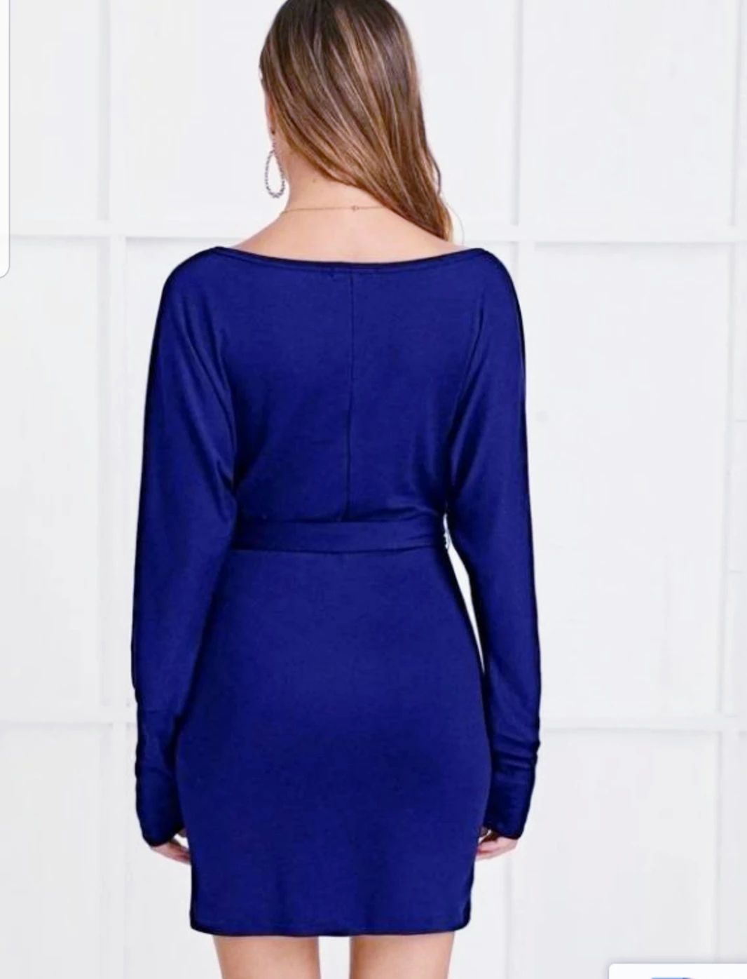 Navy Blue Dress With Pearls - XS image indicator(2)