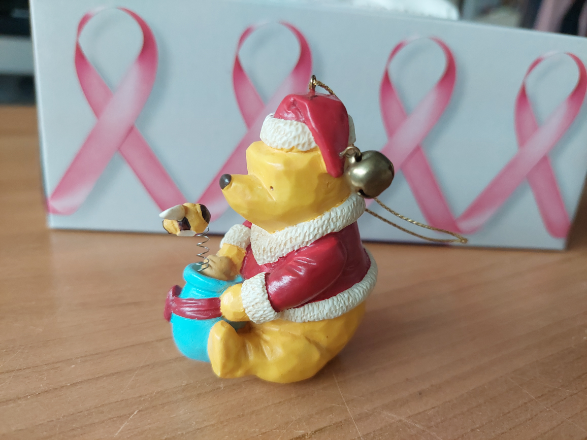 Vintage Winnie the Pooh Santa Christmas Ornament Decor - photo 2