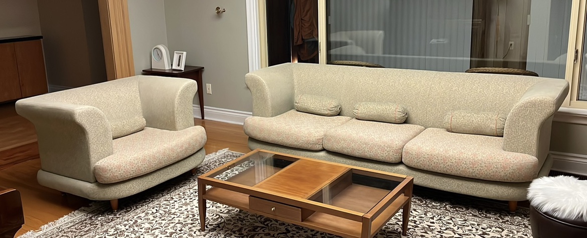 Elegant 3 +1 sofa set - pick up Bayview & Sheppard