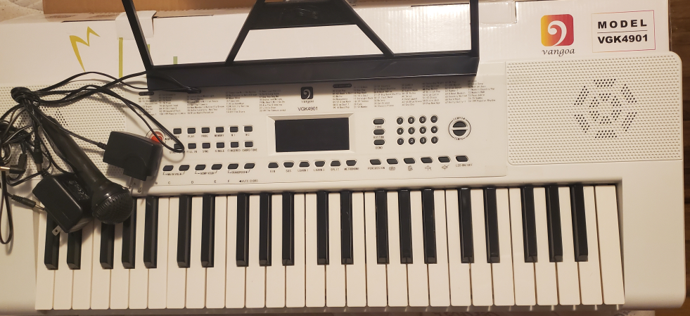 Vangoa Electronic Piano Keyboard, LCD Display Screen