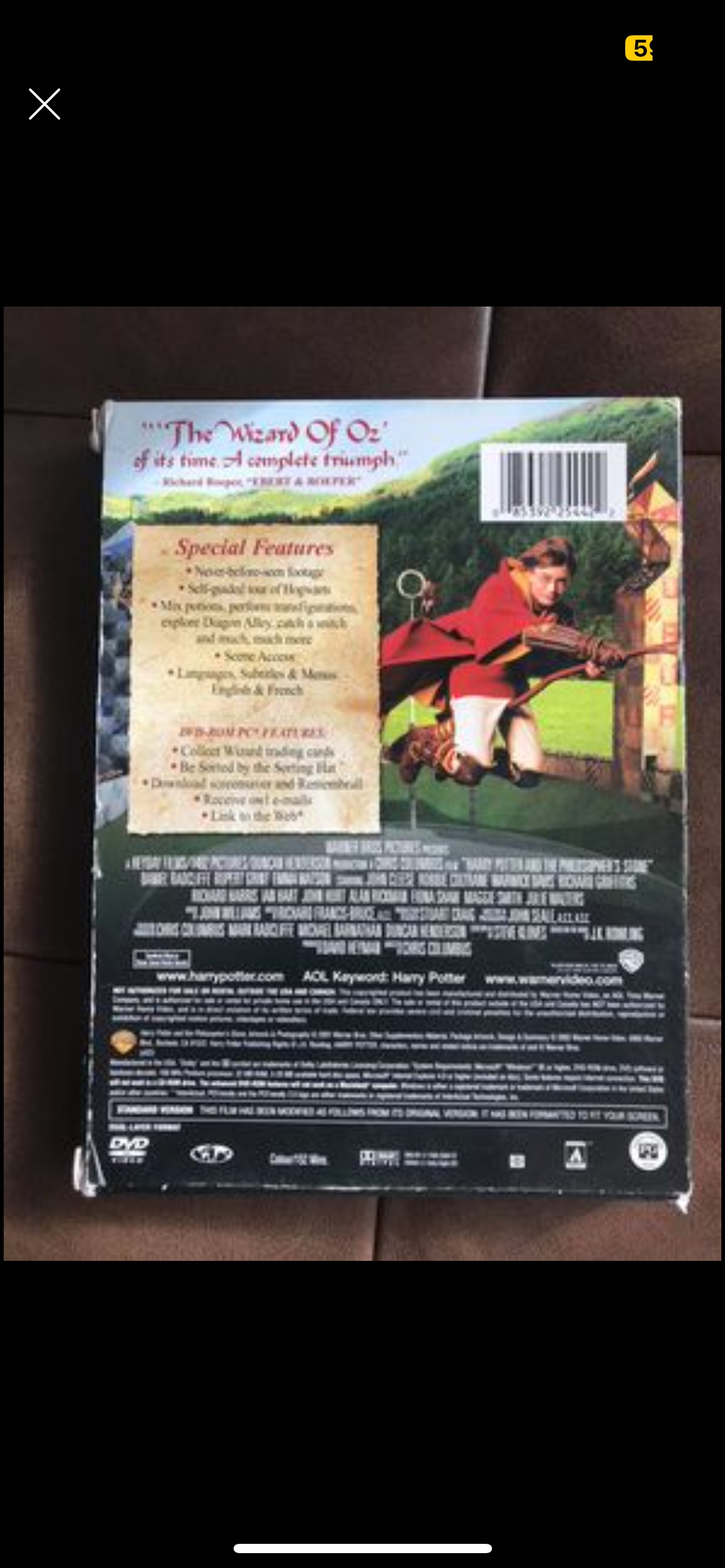 Harry Potter and the Philosopher's Stone 2 DVD image indicator(2)