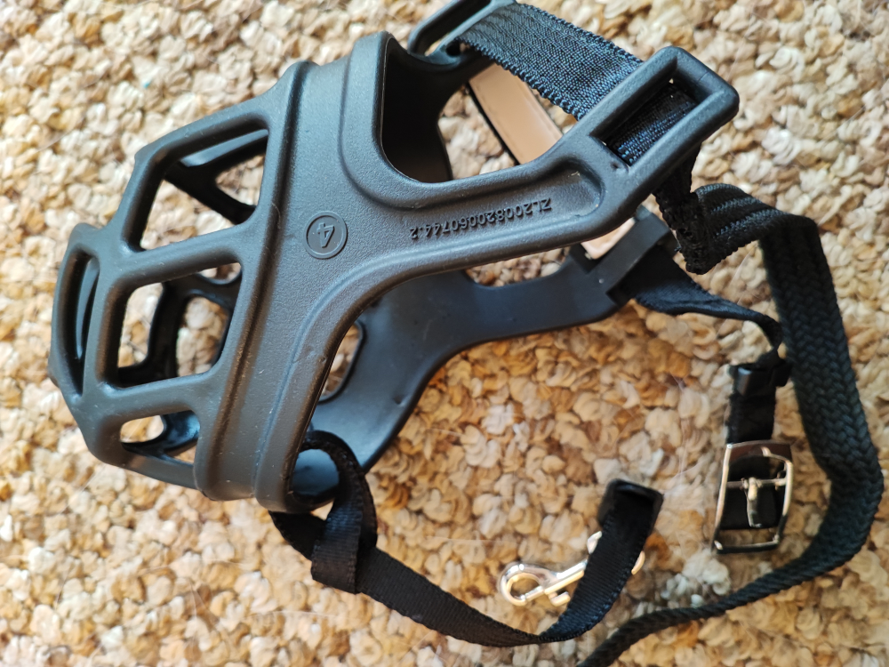 Adjustable Durable Rubber Dog Muzzle image indicator(2)