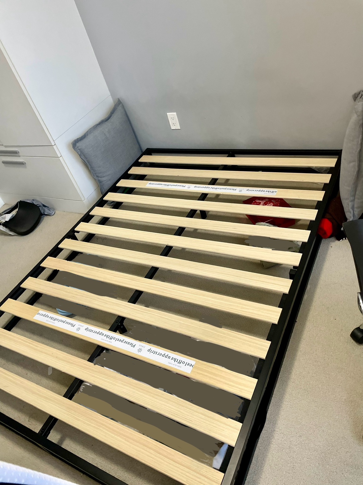 Queen size bed frame